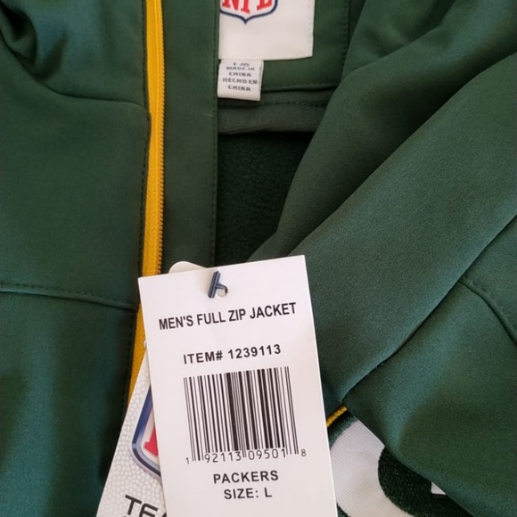 NFL Team Apparel Men's Full-Zip Soft Shell Jacket - Picture 4 of 4